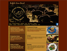 Tablet Screenshot of buffalohornranch.ca